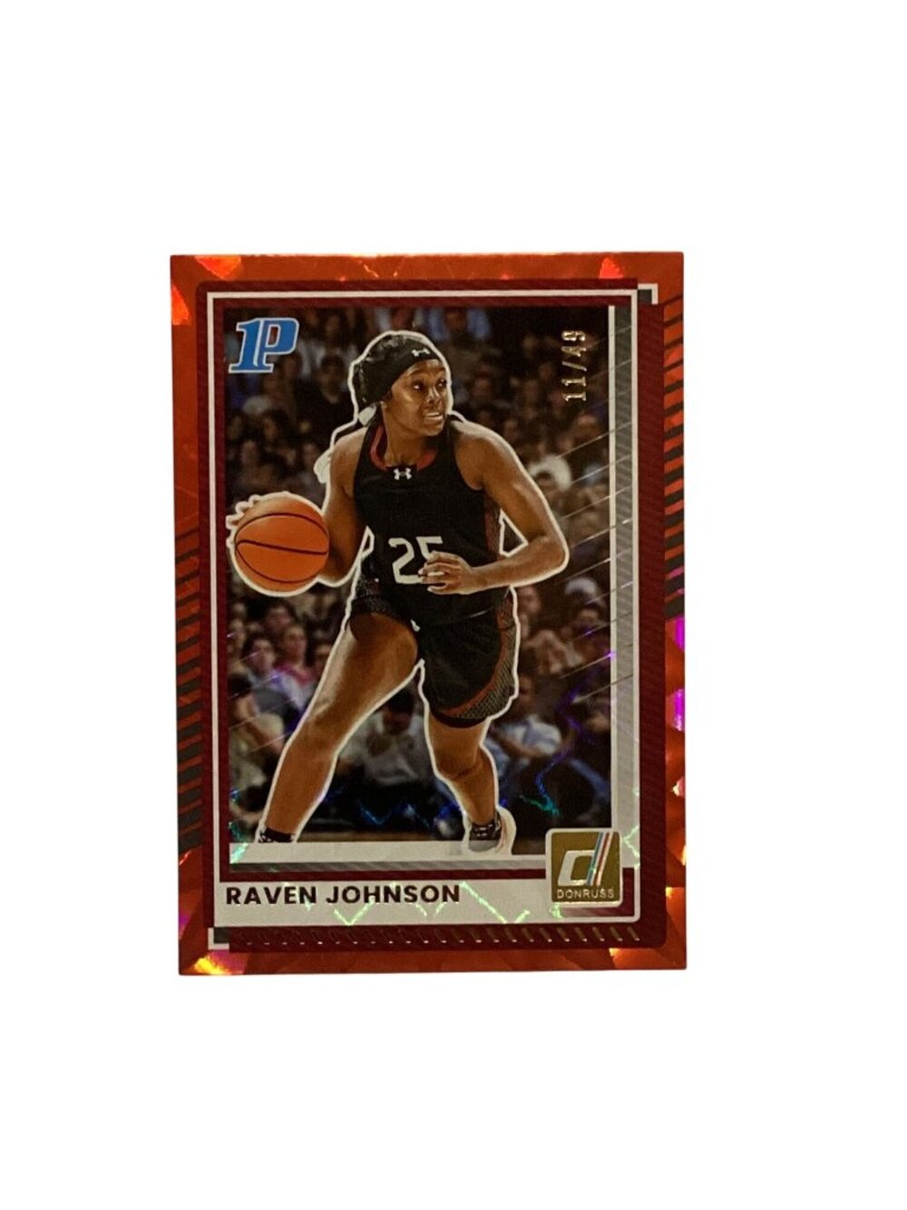Raven Johnson Donruss 1P #62 Red Burst 11/49 Pre-Owned